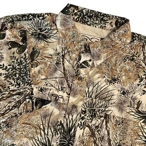 Game Guard Outdoors Men's Large Desert Camo Short Sleeve Button Down Shirt
